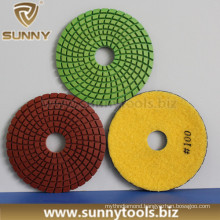 Velcro Backing 4" Diamond Wet Polishing Pad